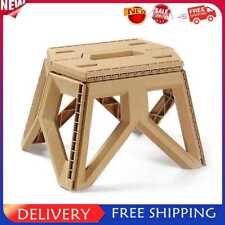 Outdoor Portable Folding Stool Camping Stools for Adults Children (Khaki)