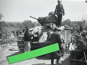 12a) 2wk Panzer Div. Frankreich erbeuteter französischer Panzer Fotoalbum France - Picture 1 of 2