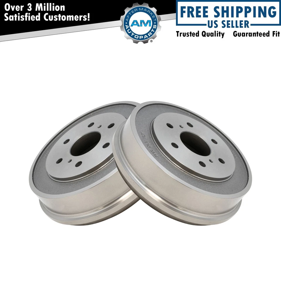 Juego de pares de frenos de tambor trasero para 05-08 Chevy Silverado GMC Sierra 1500 Foto 1 de 4
