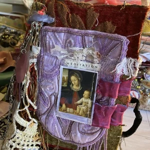 Junk Journal Madonna & Babe, Meditation - Picture 1 of 21