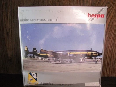 Herpa 1:200 US Marine Corps Lockheed C-121J L-1049 Blue Angels 552479 Diecast - Image 1 of 4