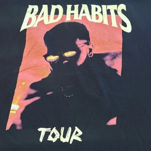 NAV XO Bad Habits Tour Rap Camiseta Doble Cara Camiseta Soul R&B Unisex XL - Imagen 1 de 7