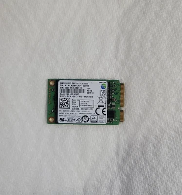 Samsung 256GB mSATA Solid State Drive SSD PM851 PM871 SM841 - Image 1 of 2