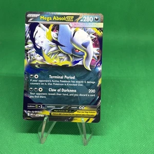 Mega Absol ex 086/132 English Double Rare Pokémon Mega Evolution - PACK FRESH - Picture 1 of 1