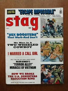 Vintage Stag Men's Adventure Pulp Magazine September 1968 Great Condition - Picture 1 of 2