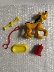 Vintage 1980s Pluto Mickey’s Dog Poseable Action Figure 5" Arco Toys Disney RARE - Picture 1 of 18