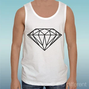 CANOTTA T-SHIRT " DIAMANTE CLASSIC "IDEA REGALO ROAD TO HAPPINESS - Imagen 1 de 1