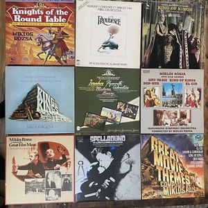 MIKLOS ROZSA - CHOOSE FROM 8 SOUNDTRACK  / 7 ARE MINT VINYL LP  / £12.00 Each - Picture 1 of 12