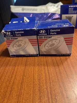 ПОДЛИННЫЙ автомобильный масляный фильтр Hyundai Accent Elantra Sonata Kia Optima комплект из 2 оригинальных - Изображение 1 из 3