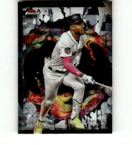 2024 Topps Finest #245 Julio Rodriguez Mariners - Picture 1 of 2