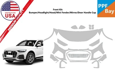 Película de protección de pintura PreCutKit PPF para Audi Q5 SUV/Sportback/SQ5 2021-2025 Foto 1 de 4
