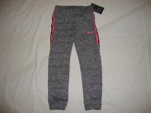 Nike 36F382-023 Sportwear Leggings Pants Size 5 Black Grey Girls 4-5 Years Old - Picture 1 of 8