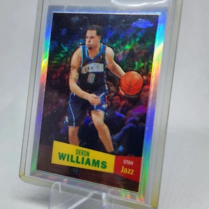 2007-08 Topps Chrome Deron Williams 57-58 Refractor /999 - Bild 1 von 3