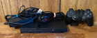 Sony PlayStation 2 Slim Console w/ Power Cord Composite Cable & Dualshock AS IS