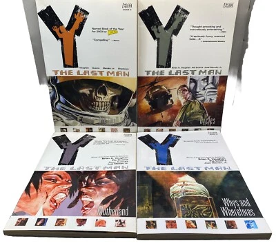 Y The Last Man - Lote Mixto de 4 - #1, 3, 9 y 10 - Muy Bueno Foto 1 de 4