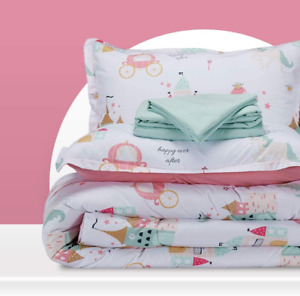Kids Bedding Comforter Set Full/Queen Size - 7 Pieces Super Cute & S