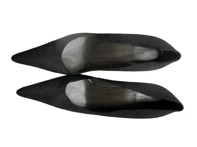 GUCCI Vintage GG Monograma Logo Bombas Tacones US39.5 Puntera Punta Zapatos Foto 1 de 4