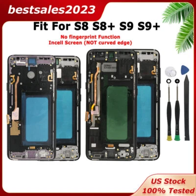 Marco digitalizador táctil con pantalla LCD Incell para Samsung Galaxy S8 S8+ S9 S9 Plus Foto 1 de 4