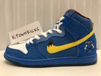 Nike SB Dunk High Premium Familia Blue Yellow 313171 471 Men's Size 8.5 NoLid