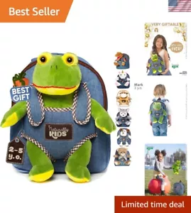 Toddler Backpack w Stuffed Animal Toy, Toddler Gifts for Boys Girls, Small Ba... - Picture 1 of 10