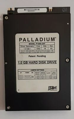 Palladium P1000-2AF IDE Festplatte (1000MB, 1GB, retro, 1996) - Bild 1 von 4