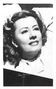 IRENE DUNNE AMERICAN ACTRESS/SINGER  RPPC POSTCARD - Picture 1 of 2