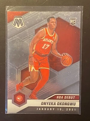 Onyeka Okongwu 2020-21 Panini Mosaic Silver Rookie Card #274 Atlanta Hawks - Image 1 of 2