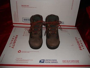  Timberland Field Boot LF Braun Grün Stiefel Kleinkind Baby Größe 13,5 GEBRAUCHT LESEN  - Bild 1 von 11