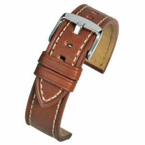 5 x Leder Uhrenarmbänder (18,20 oder 22mm), gemischte Farben beste Qualität - Bild 1 von 6