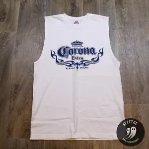 Camiseta sin mangas Corona Extra Beer La Cerveza Mas Fina AAA - mediana para hombre - Imagen 1 de 6