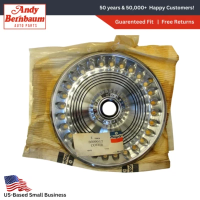 1973-1974 Plymouth Barracuda Satellite Hub Cap Wheel Chrome Cover 3699017 NOS - Image 1 of 3