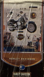 New/Sealed-Fathead Fat Boy Harley Davidson Real Big Vinyl Wall Graphics 6’X4’ - Picture 1 of 3