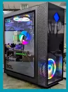 RGB Gaming PC i7 32GB RAM 512GB SSD 1TB HDD RX580 WINDOWS 10 PRO WIFI COMPUTER - Picture 1 of 5