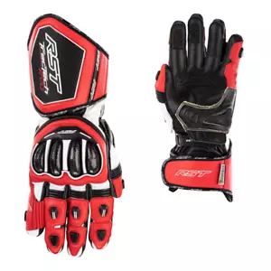 Guantes deportivos de cuero RST TRACTECH EVO 4 rojos motocicleta CE - Imagen 1 de 1