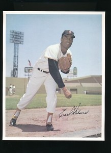 1965 Red Sox Color Photo Picture Pack team issue 8x10 Earl Wilson rare 