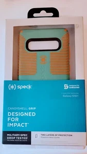 Funda Speck Products CandyShell Grip para Samsung Galaxy S10+, tropical azulada/naranja - Imagen 1 de 1