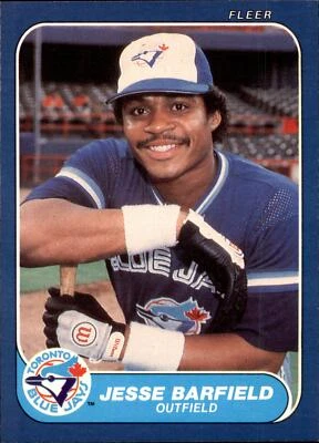 Jesse Barfield #52 1986 Fleer - Image 1 of 2