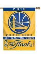 Golden State Warriors 2016 Western Conference Champions Finals Vertical Flag