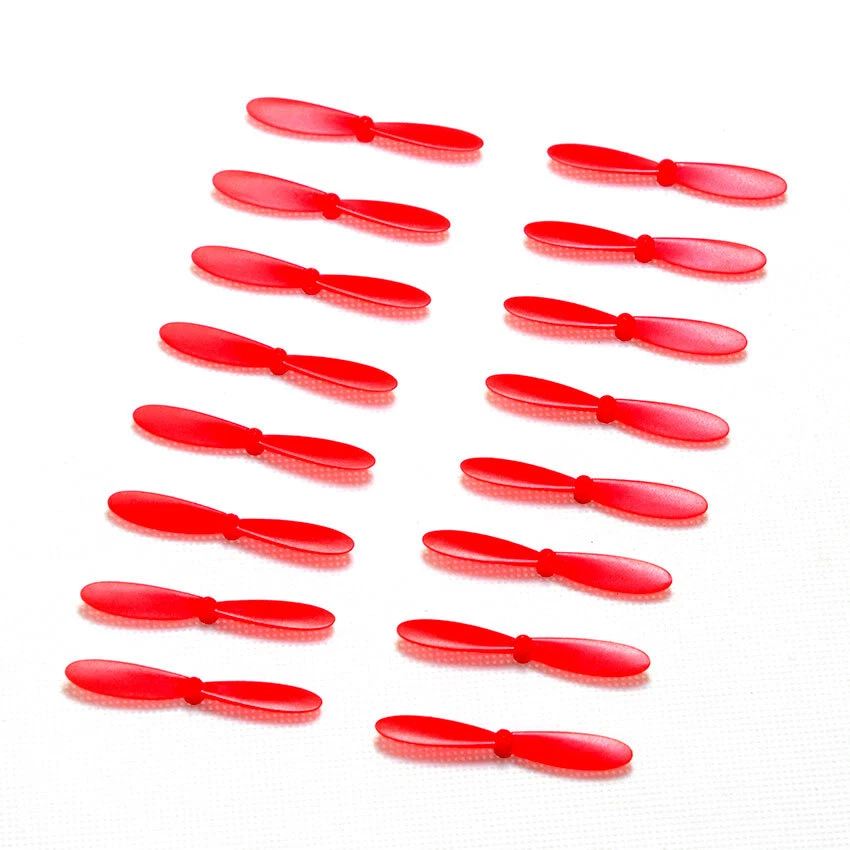 55mm Propellers Red color CW CCW 8 pairs for RC Racing mini Drone Quadcopter - Image 1 of 4