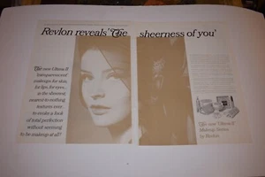 Vintage 1965 Revlon Ultima II Double Page Print Ad. - Picture 1 of 1