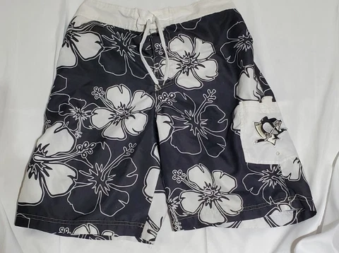 Pittsburgh Penguins NHL GIII Carl Banks Swim Trunk Shorts Medium Cover