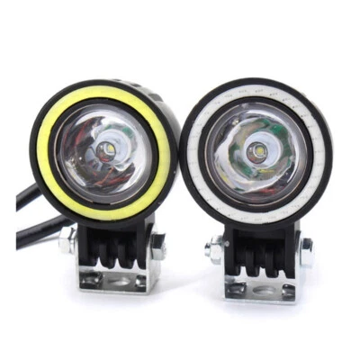 10W LED Spot Beam Round Fog Driving Light Work Lamps Waterproof For Motorcycle - Image 1 of 4