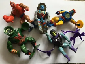 1981-1986 Master Of Universe 5 Action Figures - Picture 1 of 16