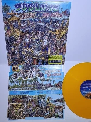 SUBLIME - MEETS MAD SCIENTIST - LTD RSD - YELLOW SUN VINYL LP RECORD DUB RASTA - Image 1 of 4