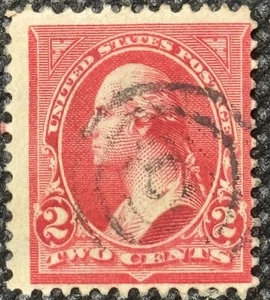 US Scott 279B, Red 2 Cent Stamp United States - Picture 1 of 2