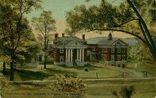 Postcard University of Virginia Hospital, Charlottesville, Virginia ca 1908
