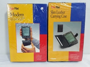 Modem Palm Pilot 3COM et étui cuir US Robotics neuf scellé - Photo 1/5