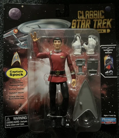 New Classic Star Trek Movie Series Captain Spock Action Figure Cover