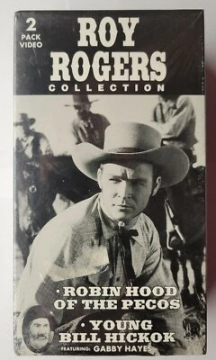 Roy Rogers Collection Young Bill Hickok Robin Hood of the Pecos (VHS, 1995) - Image 1 of 4