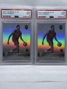 2021 donruss elite evan mobley #246 /999 psa 9 QTY 2 !!!!! - Picture 1 of 6